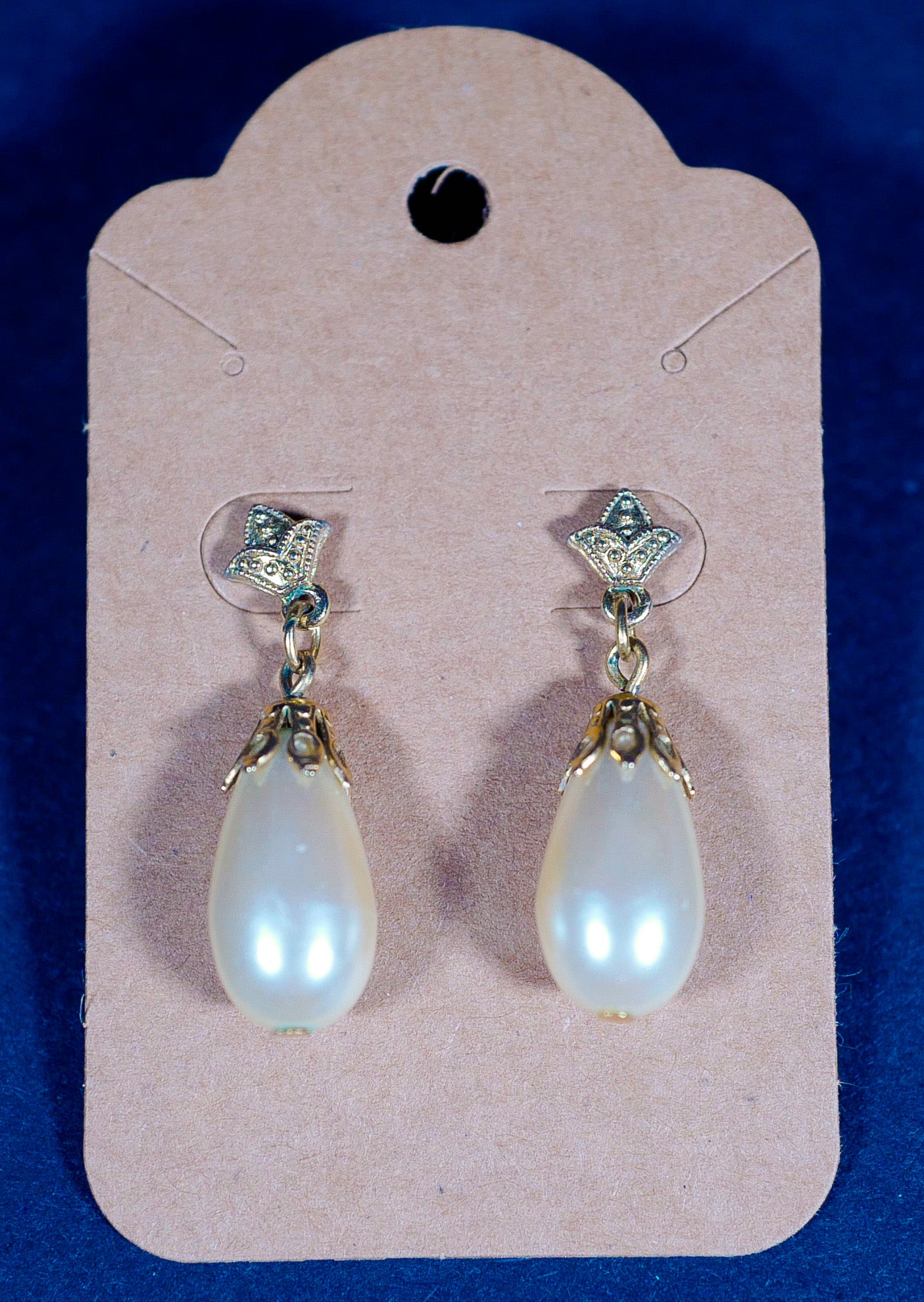 Vintage Faux Pearl Earrings