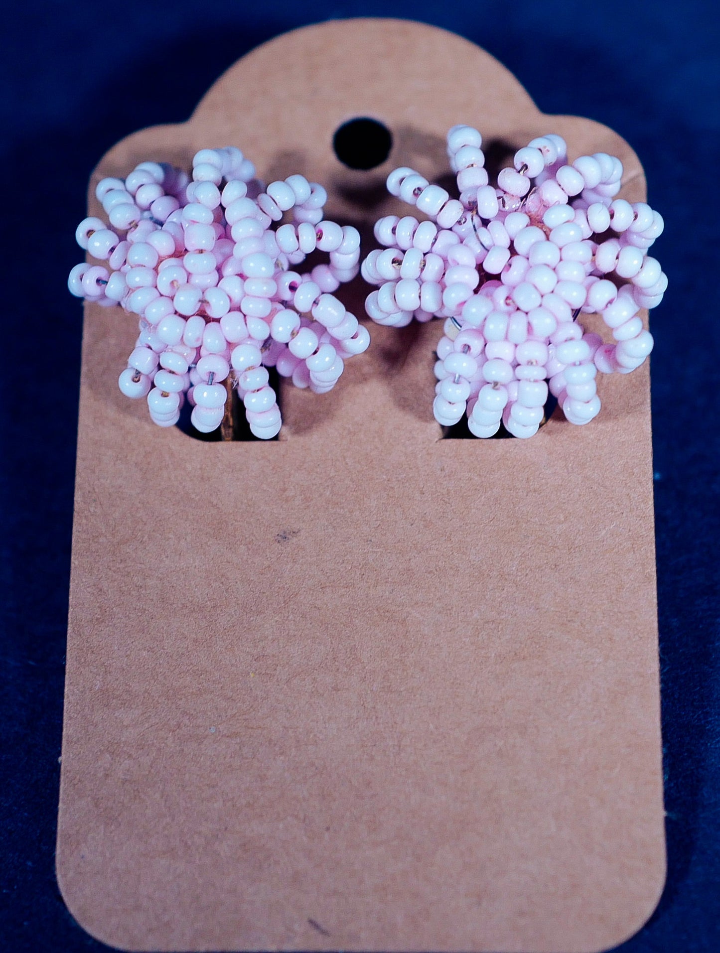Vintage Screw-Back Beaded Cluster Earrings