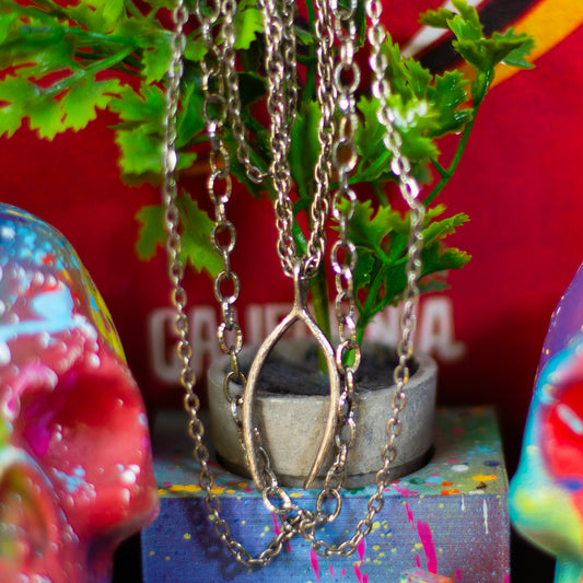 Vintage Layered Wishbone Necklace