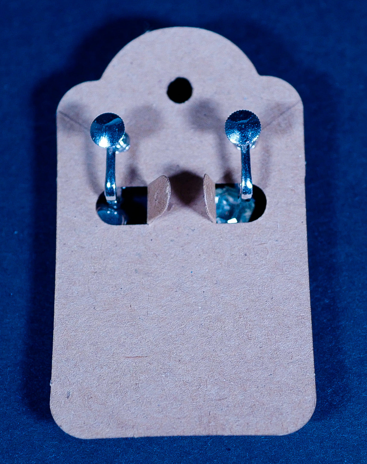 Vintage Screw-Back Faux Diamond Earrings