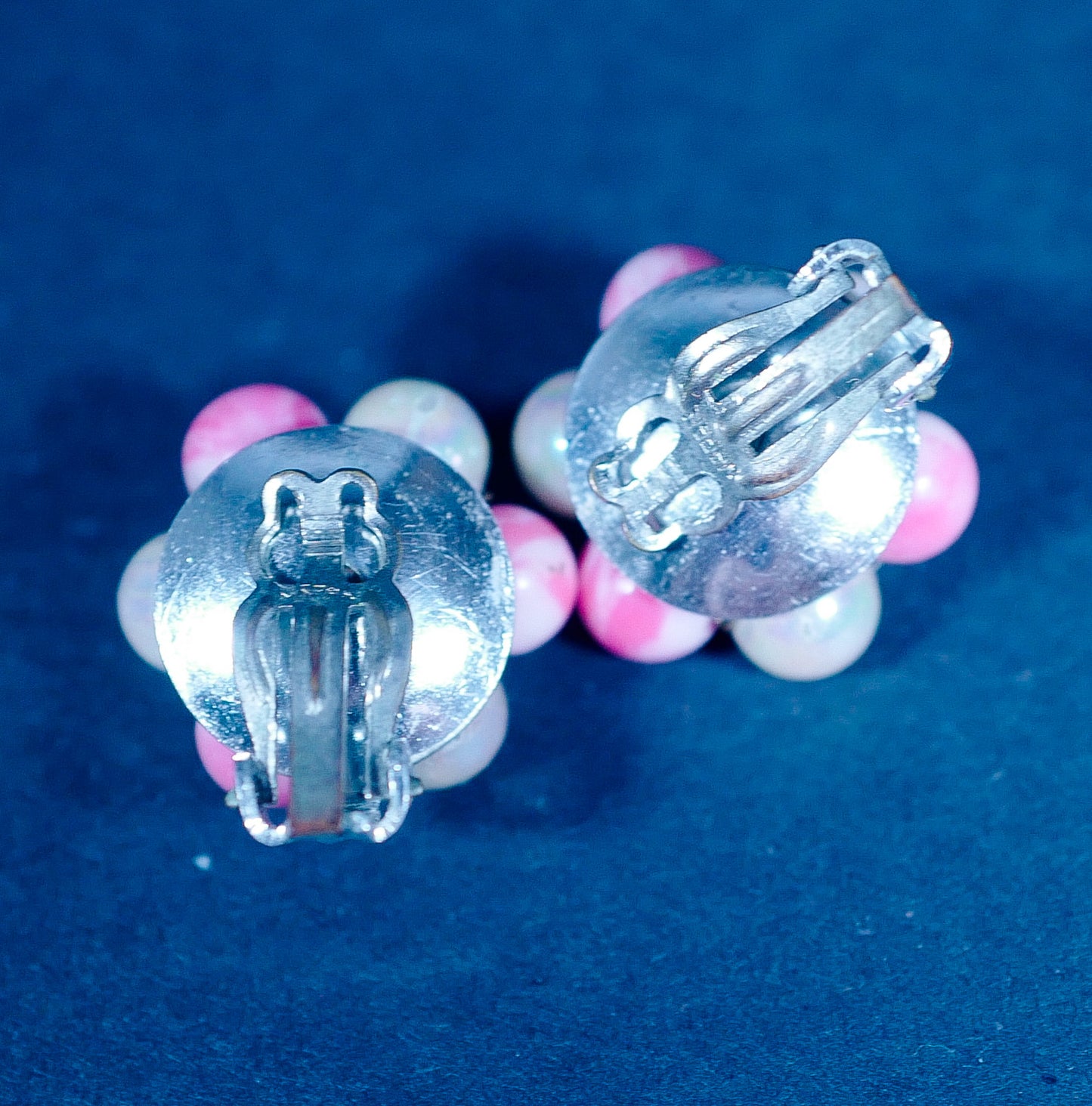 Vintage Beaded Clip-On Earrings