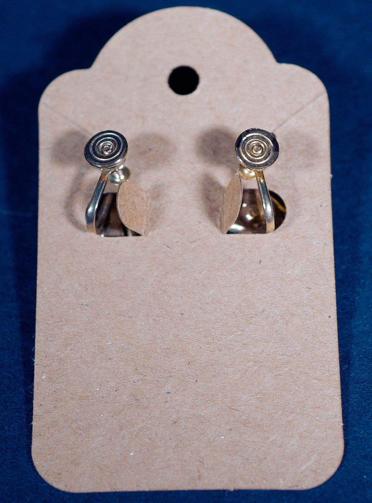 Vintage Screw-Back Metal Bow Earrings