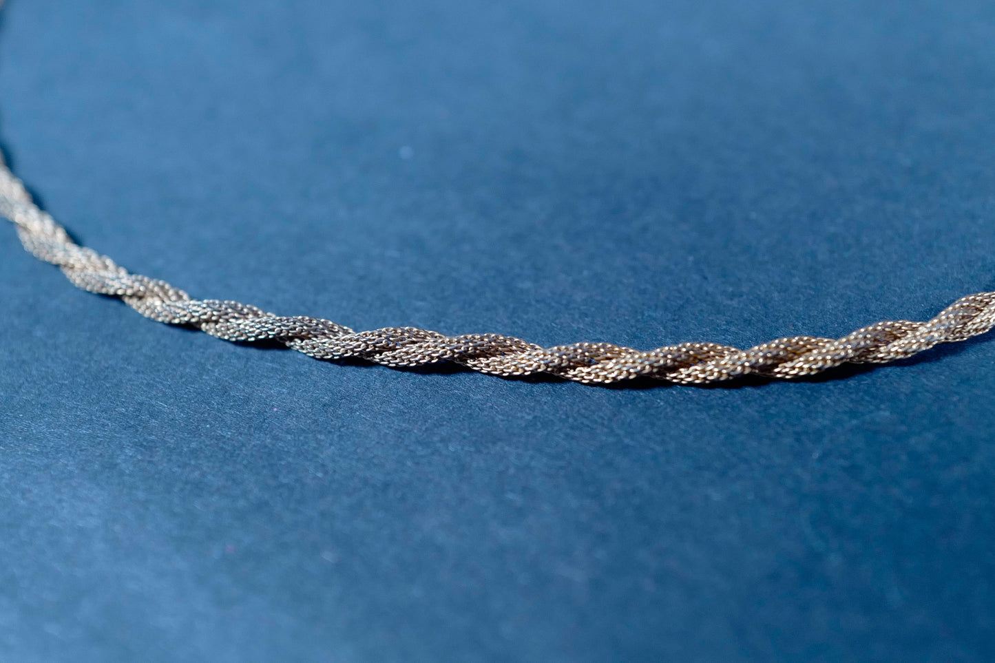 Vintage Bronze Braided Chain