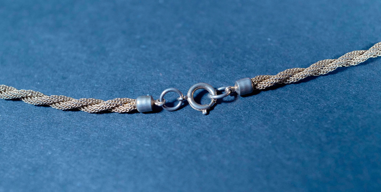Vintage Bronze Braided Chain