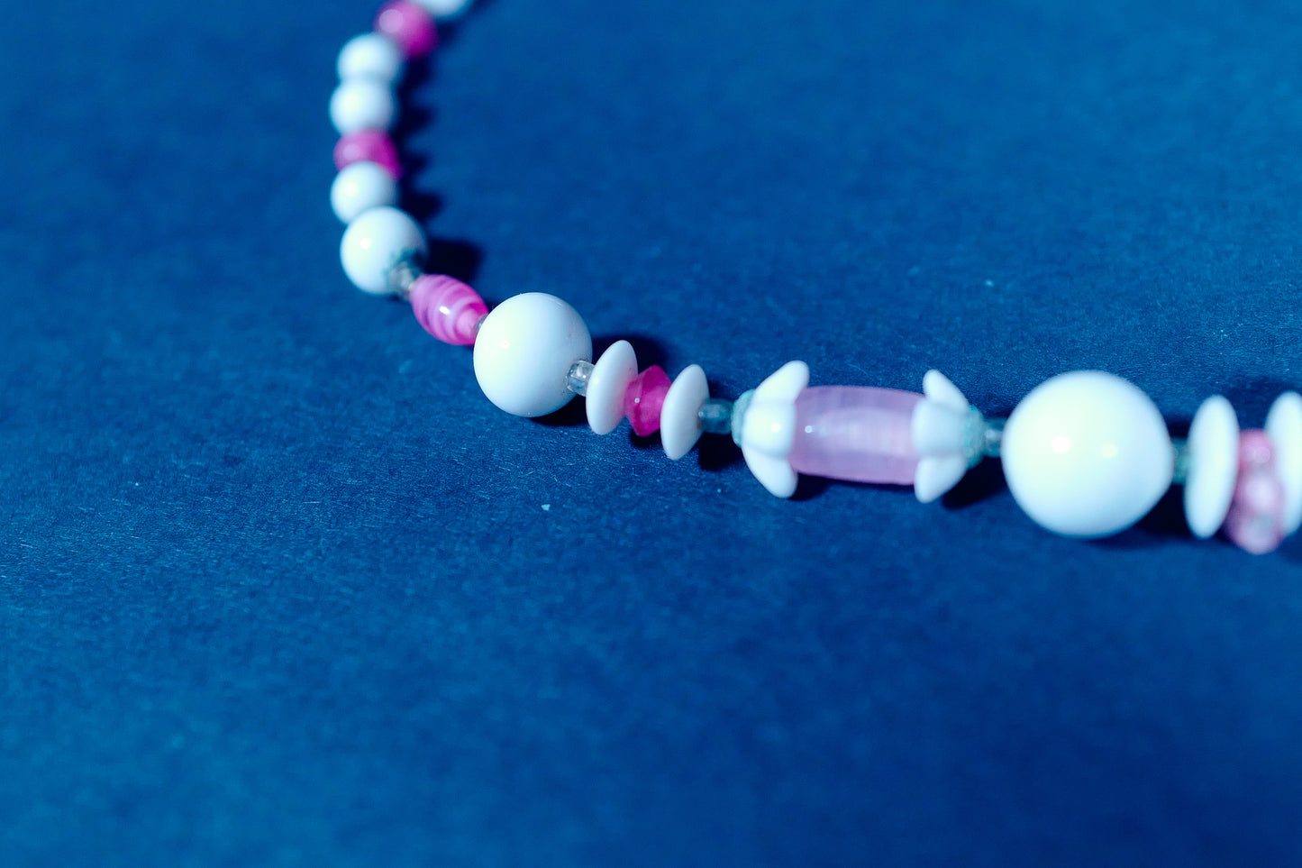 Vintage Beaded Necklace - Short