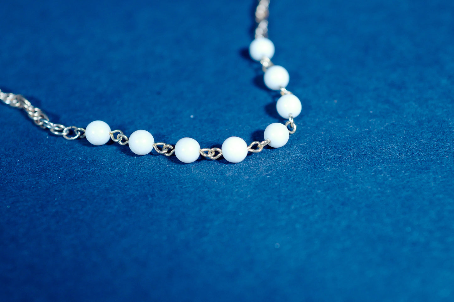 Vintage Chain Necklace with Beads