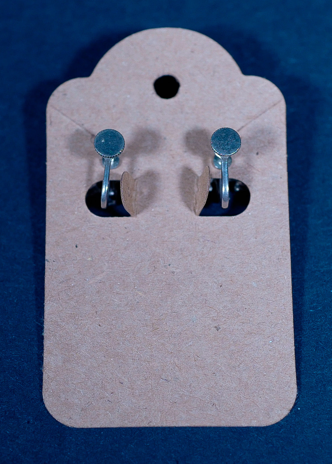 Vintage Screw-Back Faux Diamond Star Earrings
