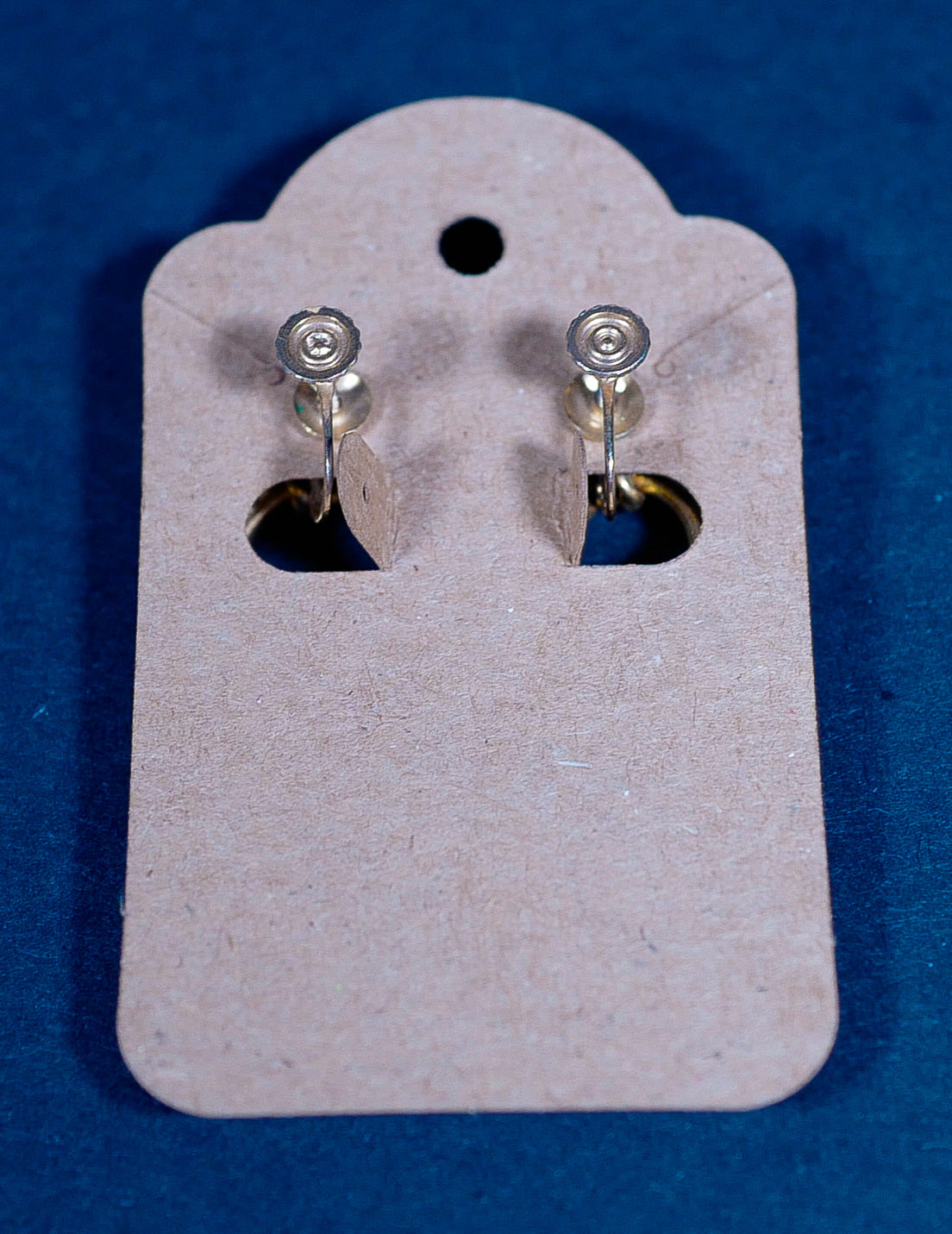 Vintage Screw-Back Metal Loop Earrings