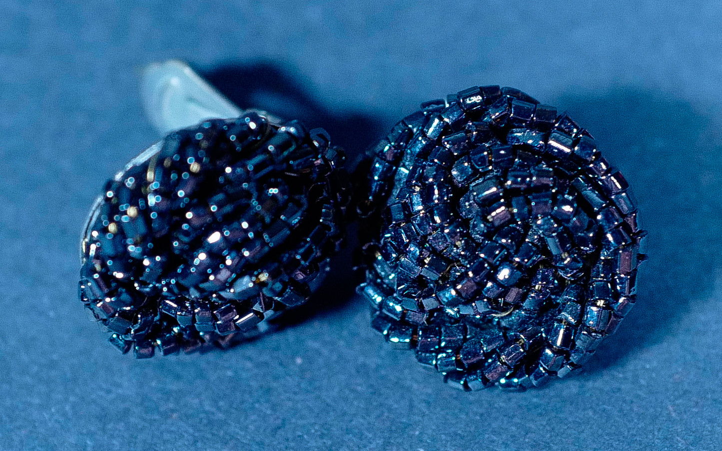 Vintage Cluster Bead Clip-On Earrings