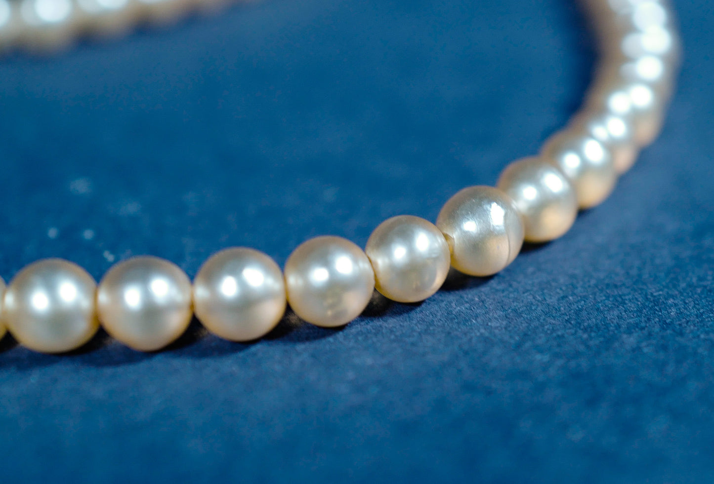 Vintage Faux Pearl Strand Necklace