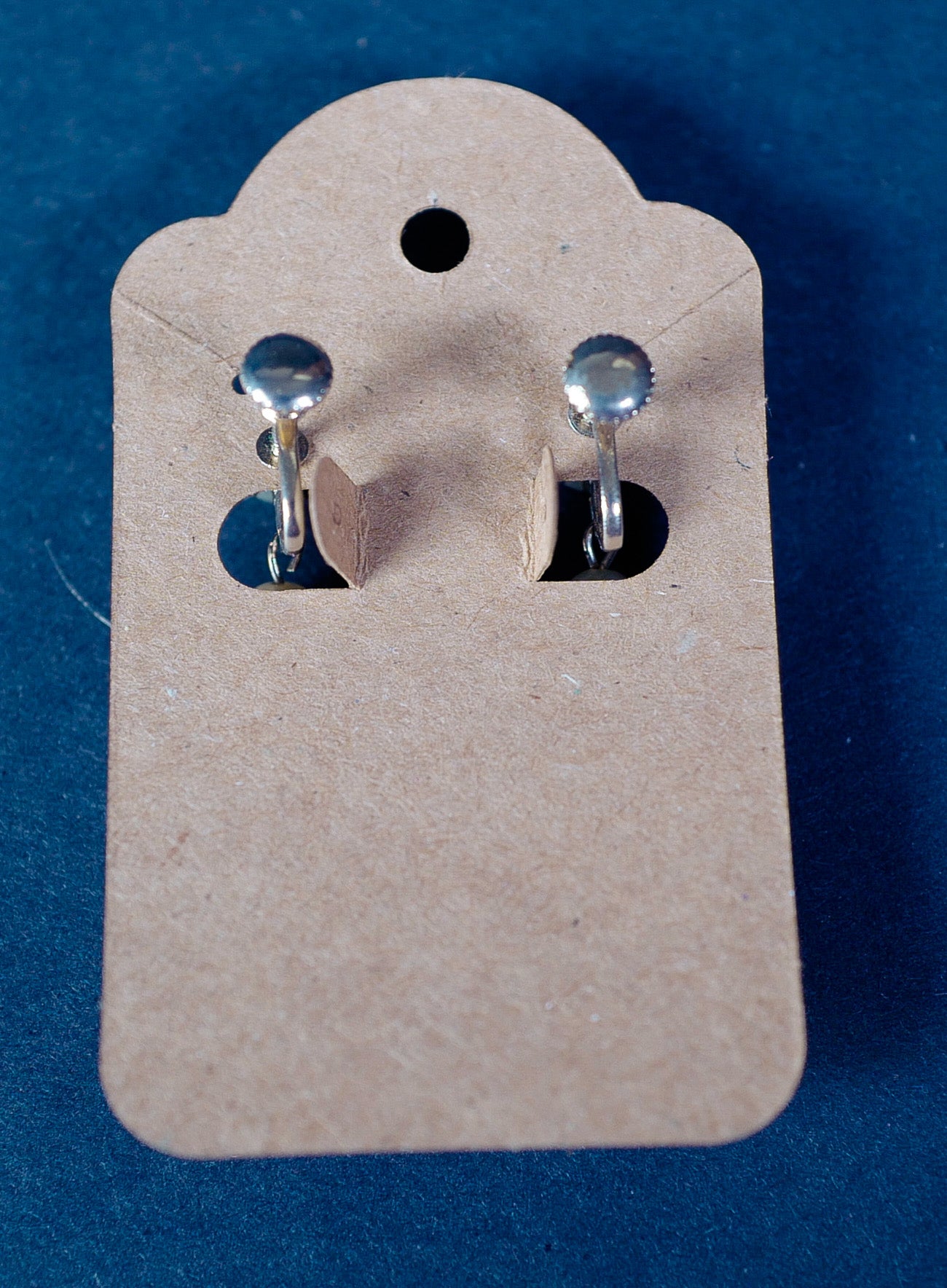 Vintage Screw-Back Metal Weave Earrings