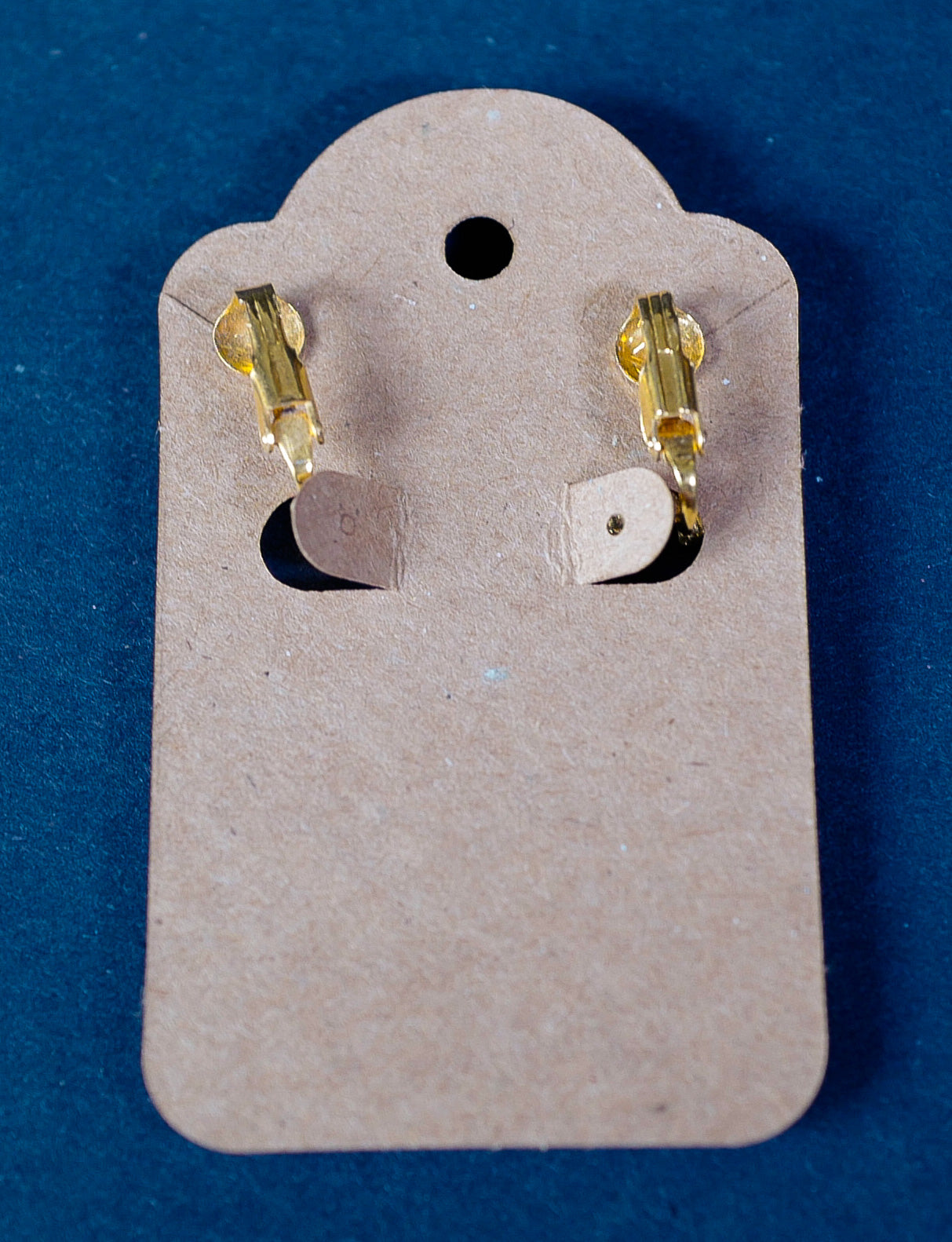 Vintage Gold Plated Flower Trio Clip-On Earrings