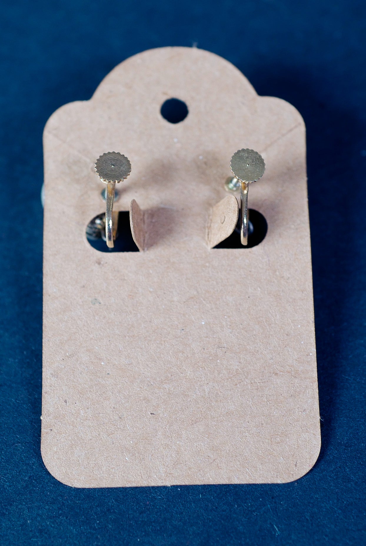 Vintage Screw-Back Faux Pearl Drop Earrings