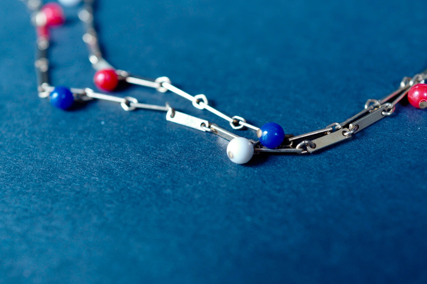 Vintage Long Chain with Beads
