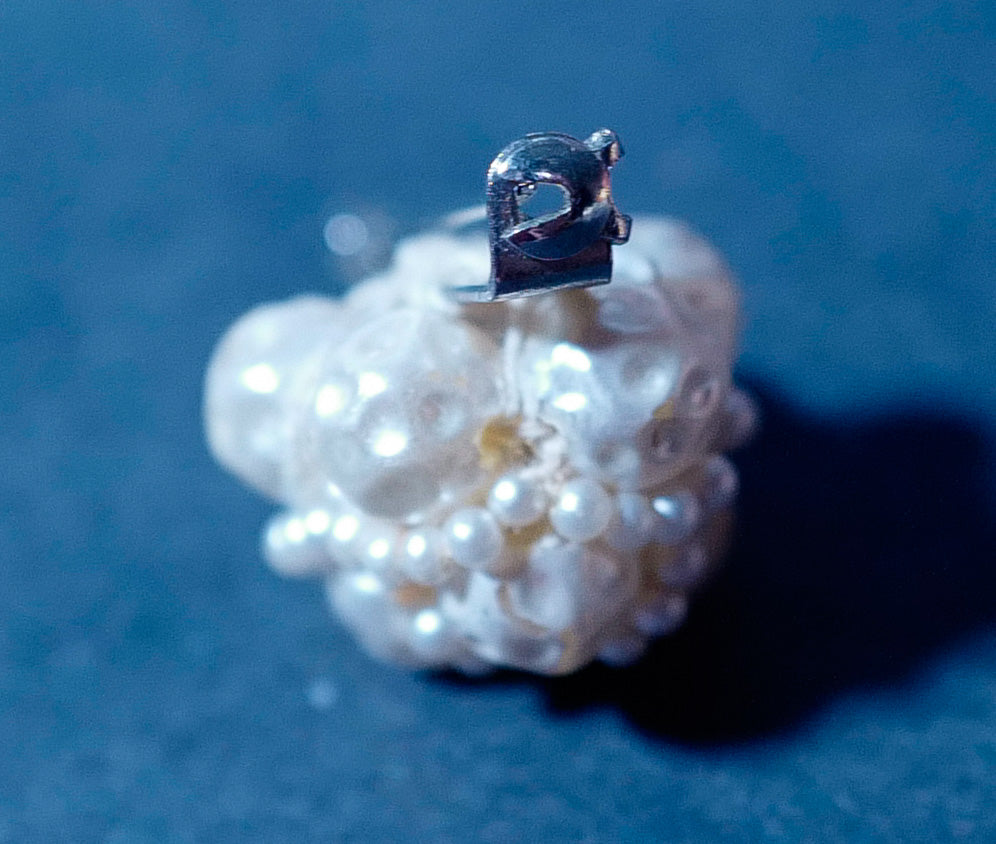 Vintage Faux Pearl Necklace and Pin Set