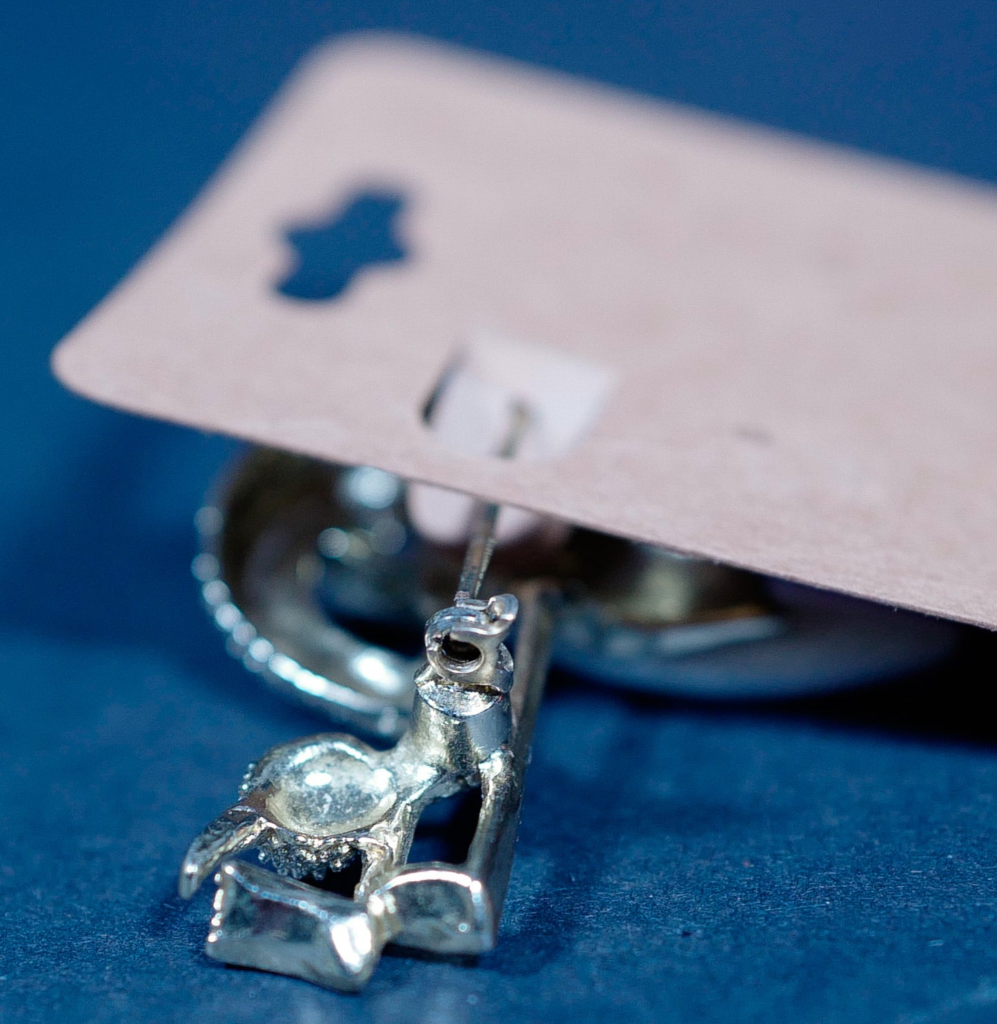 Vintage Crane Brooch