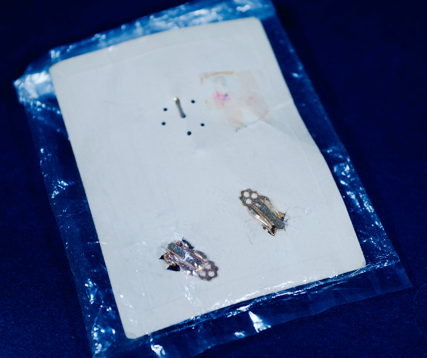 Vintage Pin and Earring Set - Original Packaging
