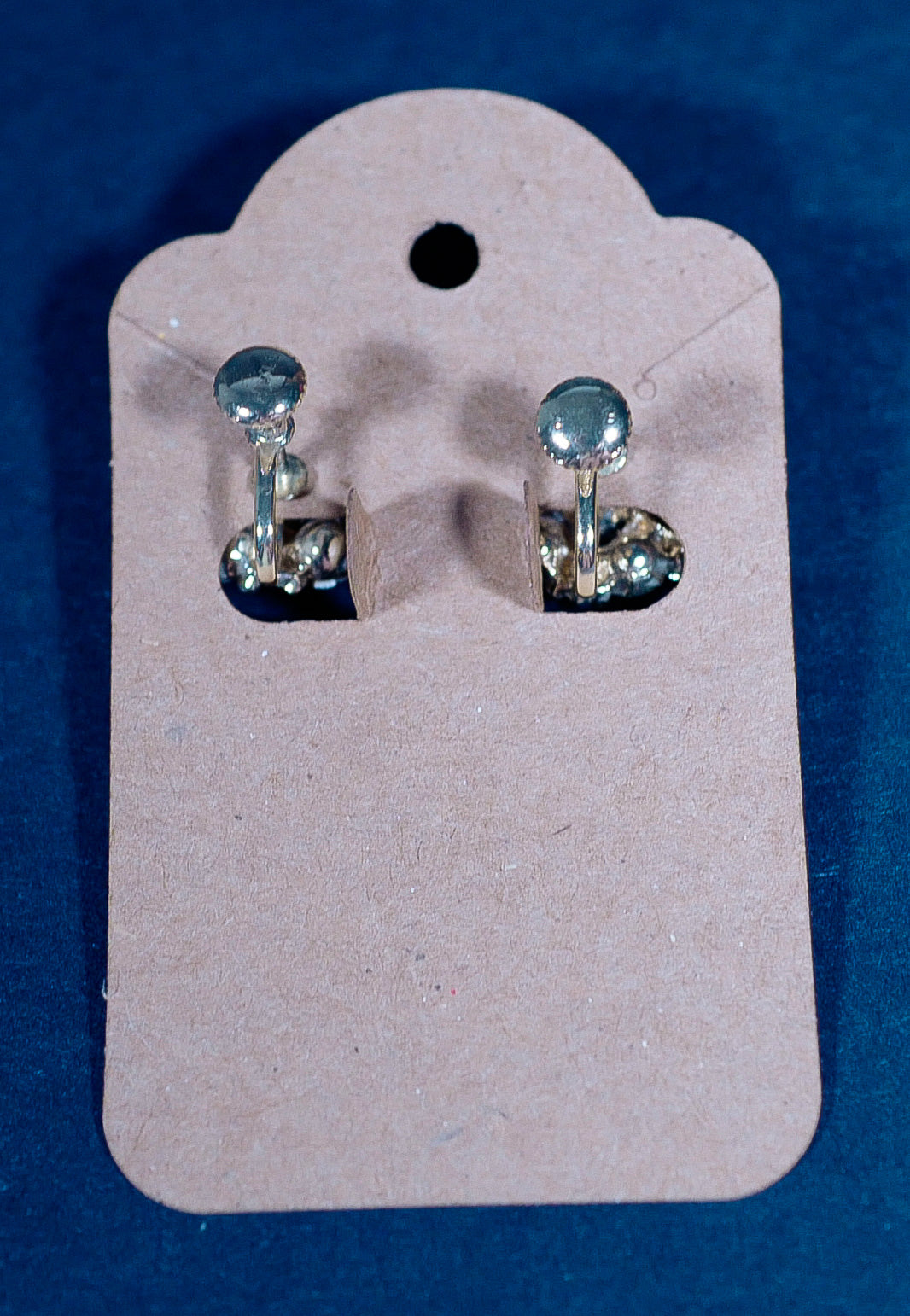 Vintage Screw-Back Faux Diamond Kaleidescope Earrings